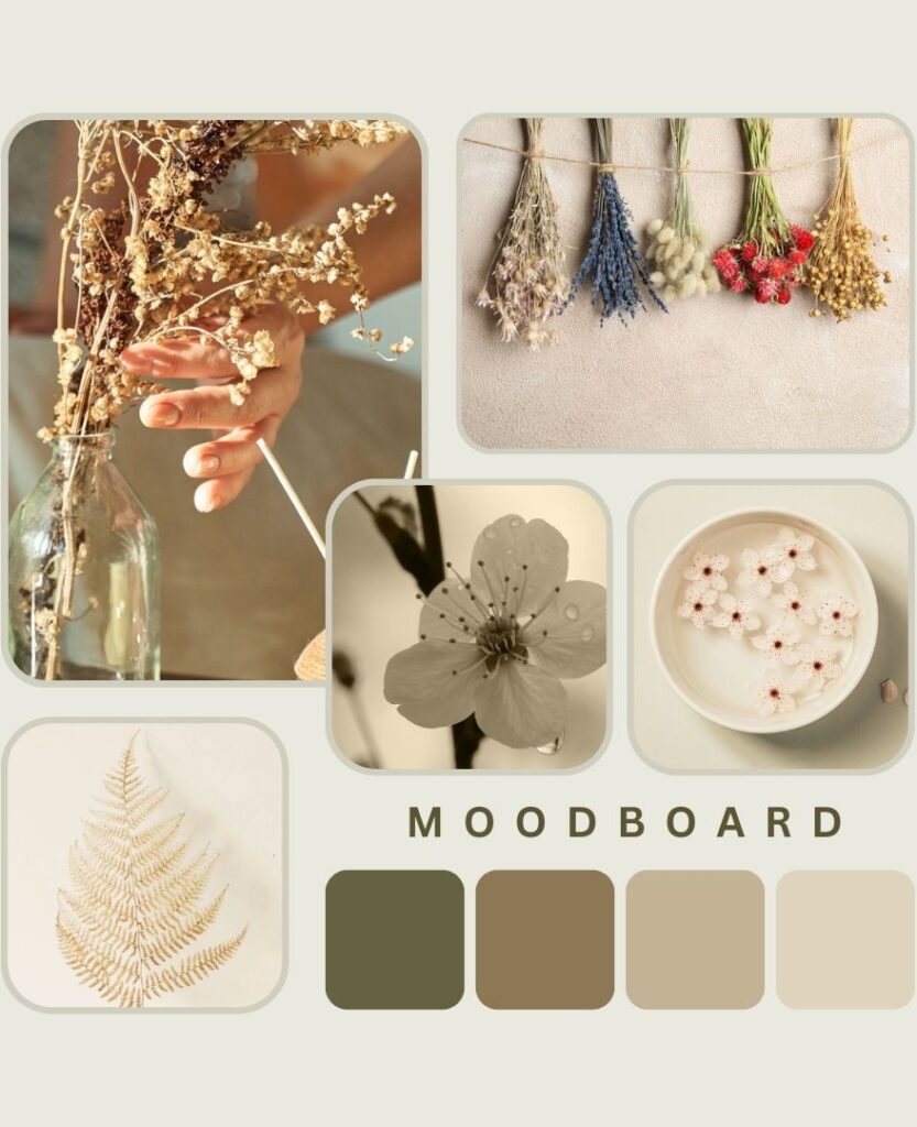 Beige Illustrative Moodboard Alchemiczka